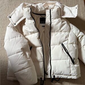 Roxy Ellie Short Hooded Puffer Jacket M